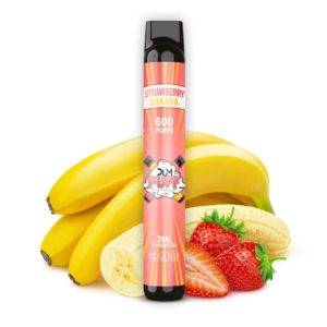 Dum 600 Puffs Strawberry Banana vape shisha pen