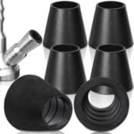 Waterpijp Slangpoort Rubber Zwart